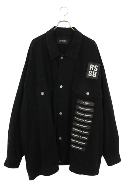 RAF SIMONS 18SS Aesthetics of Power Photo Denim Jkt Size XL