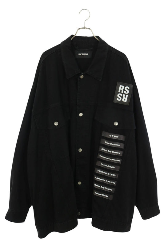 RAF SIMONS 18SS Aesthetics of Power Photo Denim Jkt Size XL