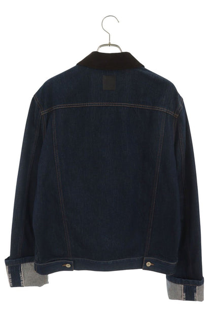LOEWE Indigo Fisherman Roll Denim Jacket Size S