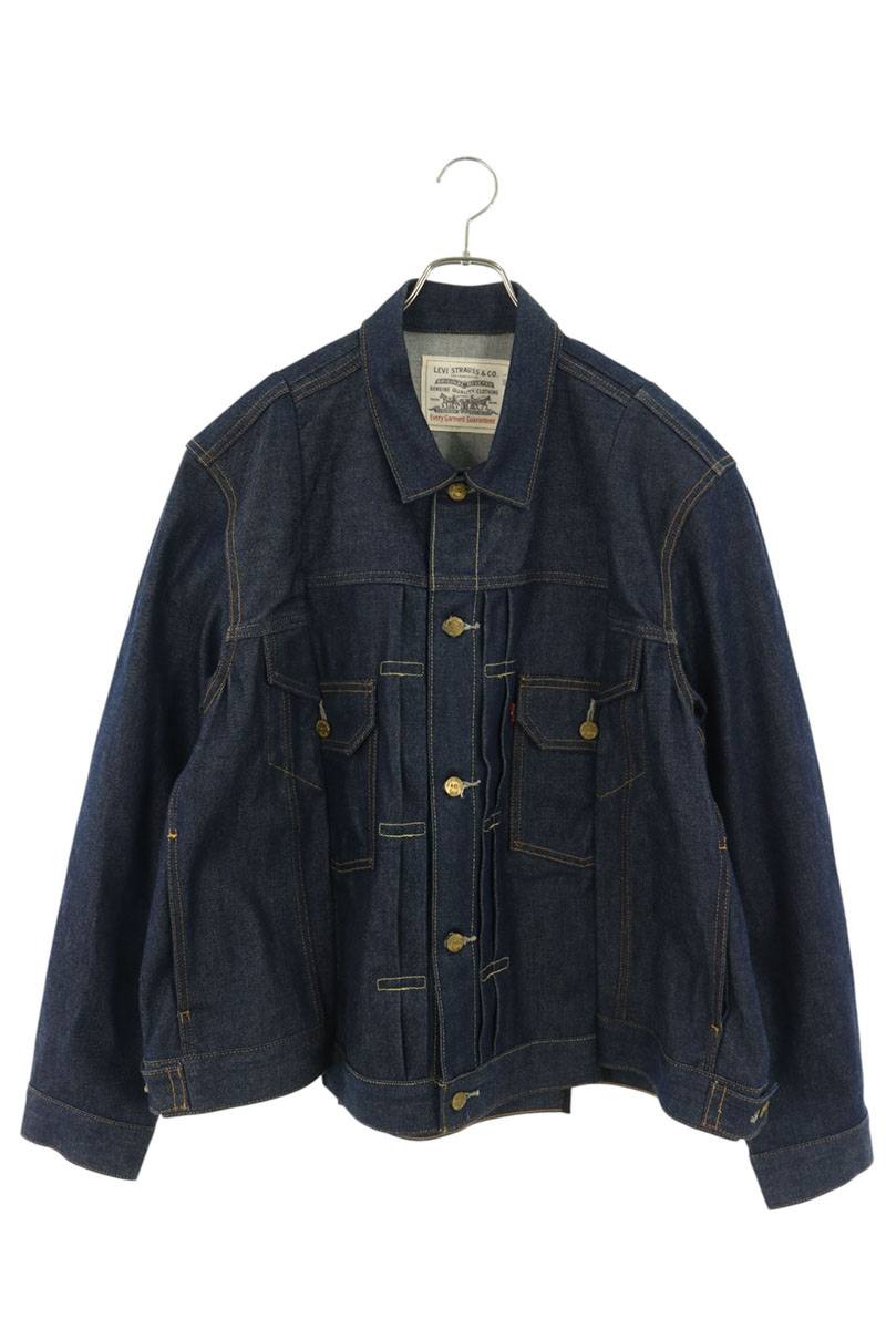 LEVI'S 25SS x Sacai Docking Denim Jacket Blue Size 3