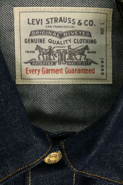 LEVI'S 25SS x Sacai Docking Denim Jacket Blue Size 3