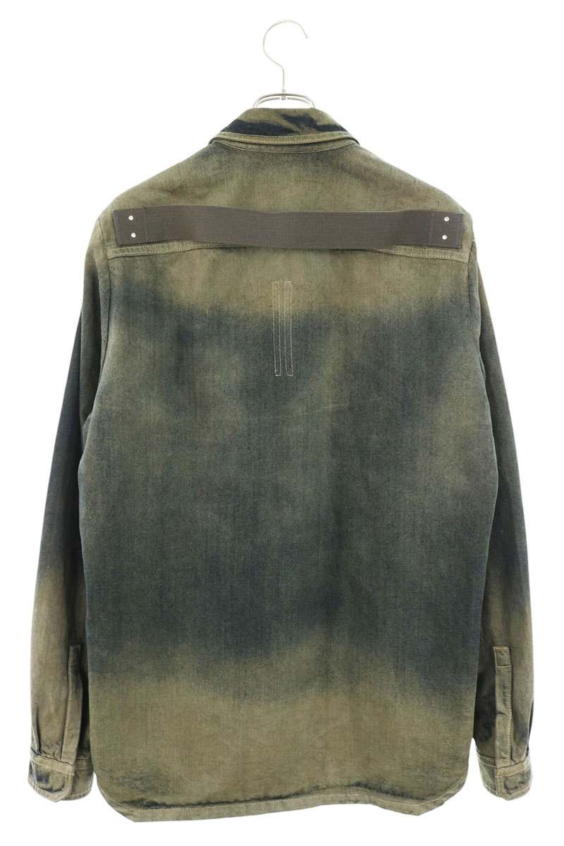 Rick Owens FOGPOCKET Denim Outershirt Multi Size 48