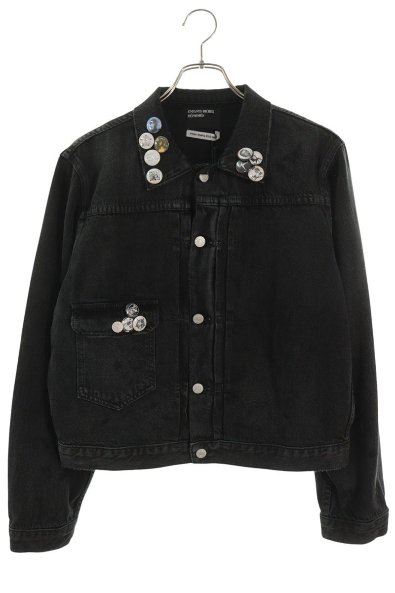 ENFANTS RICHES DEPRIMES TYPE VII Panel Jacket Black Size M