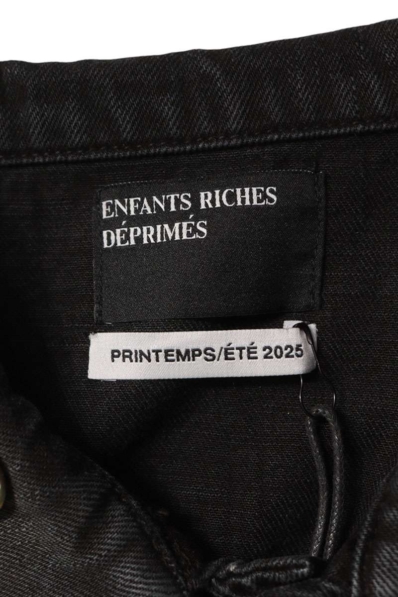 ENFANTS RICHES DEPRIMES TYPE VII Panel Jacket Black Size M