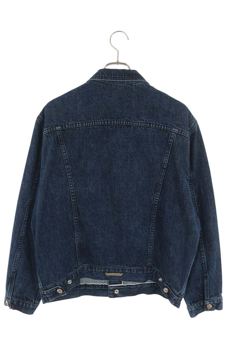Chrome Hearts Motorbreath Dagger Zip Denim Jacket Size M