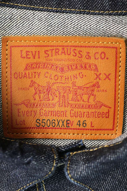 LEVIS VINTAGE CLOTHING WWII T-Back Denim Jacket Blue Size 46