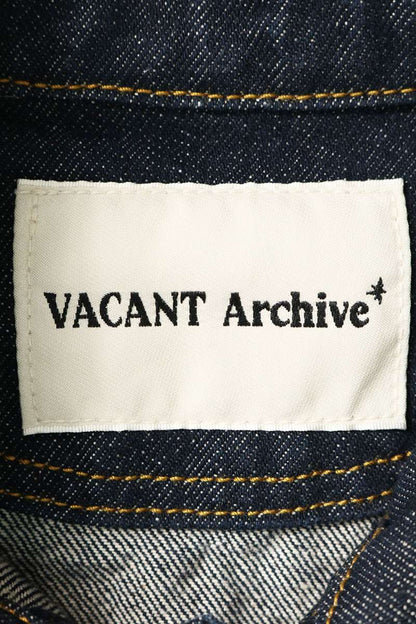 VACANT Archive Studded Denim Jacket Blue Size L