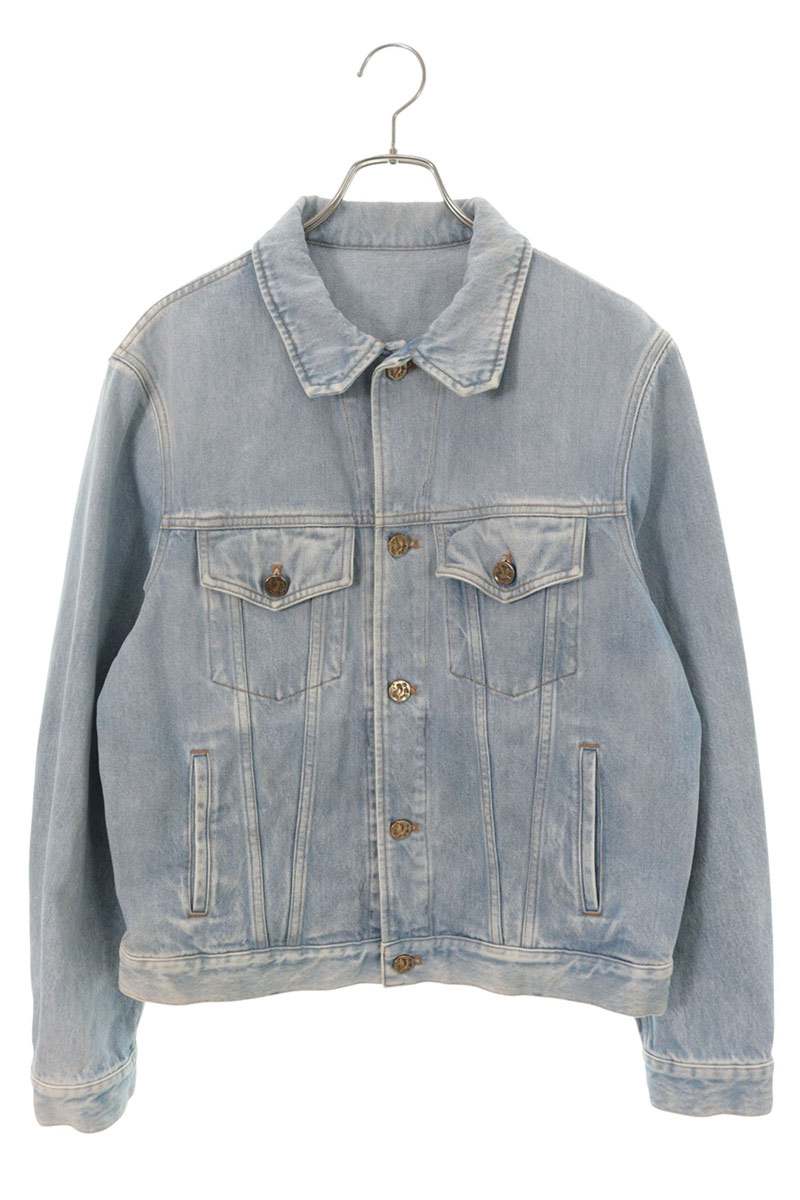 LOUISVUITTON 21SS Washed DNA Denim Jacket Indigo Size 46