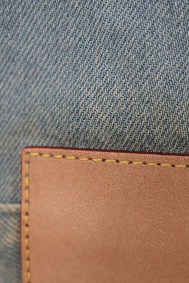 LOUISVUITTON 21SS Washed DNA Denim Jacket Indigo Size 46