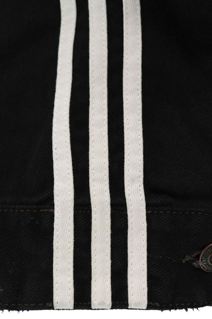 BALENCIAGA 23SS x adidas Distressed Denim Jacket Size 2