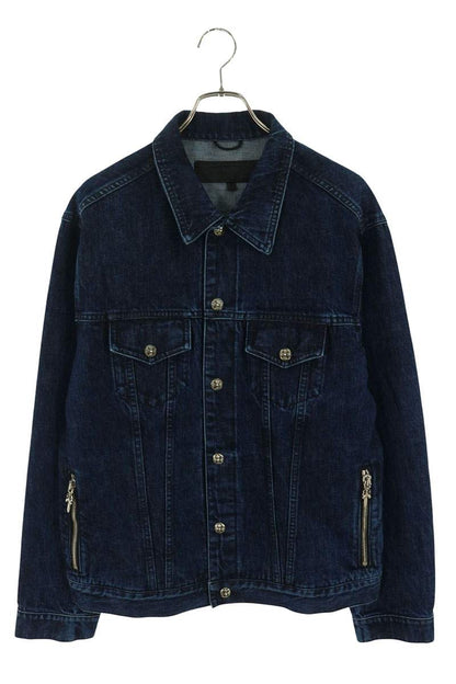 Chrome Hearts MOTORBREATH Dagger Zip Jacket Indigo Size L