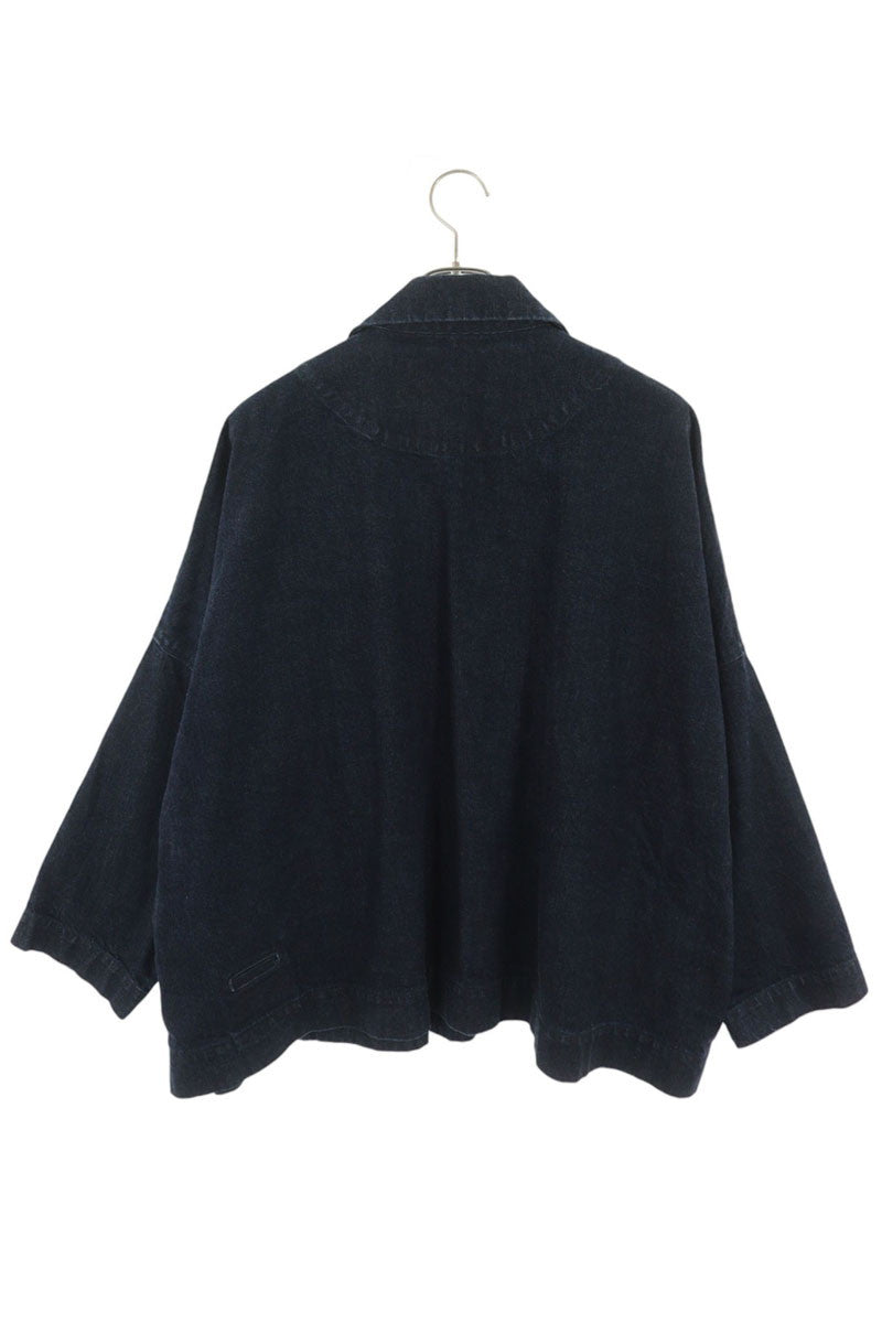 Dulcamara Short Denim Jacket Indigo Cotton Size 0