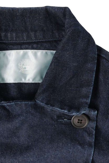 Dulcamara Short Denim Jacket Indigo Cotton Size 0