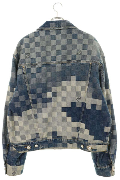 LOUISVUITTON 24SS Damier Classic Denim Jacket Indigo Size 56