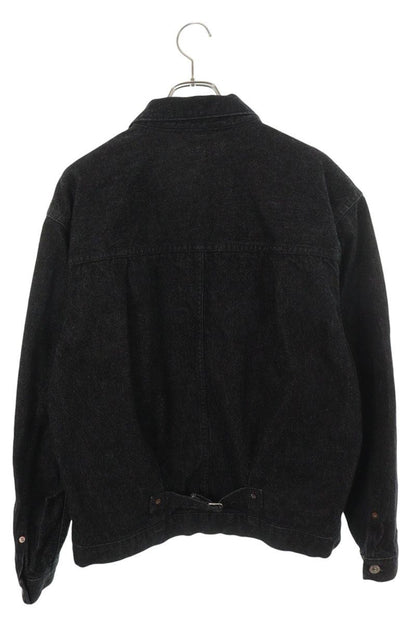 SEQUEL 26SS One-Wash Cotton Denim Jacket Black Size L