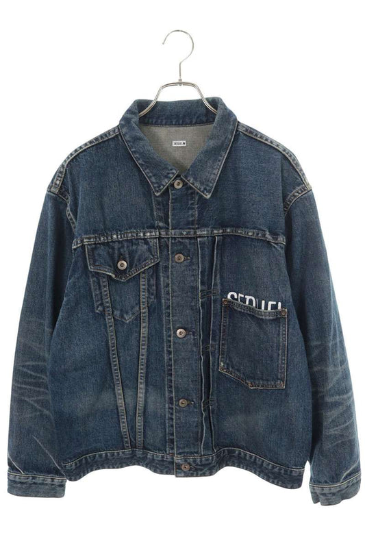 SEQUEL 25AW Washed Denim Jacket Indigo Size L
