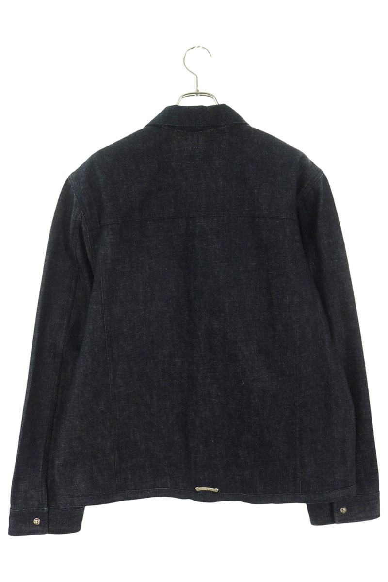 Chrome Hearts WHIPLASH FRBC Crossball Jacket Indigo Size XL