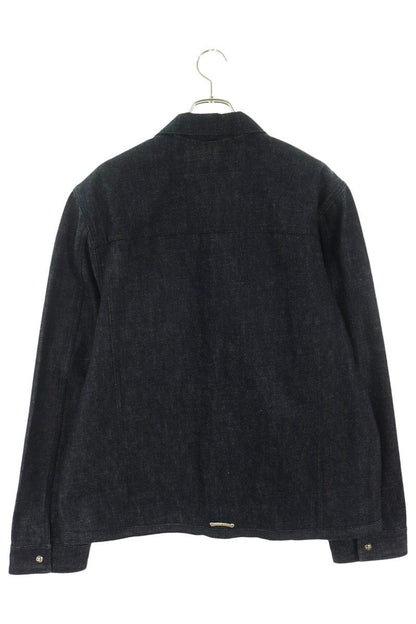Chrome Hearts WHIPLASH FRBC Crossball Jacket Indigo Size XL