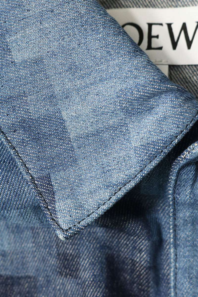 LOEWE Pixel Denim Jacket Blue Size 50