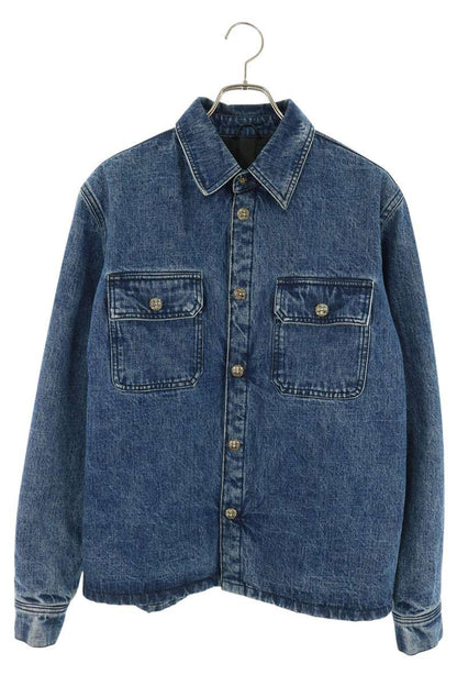 Chrome Hearts WORK DOG Padded Crossball Jacket Indigo Size M