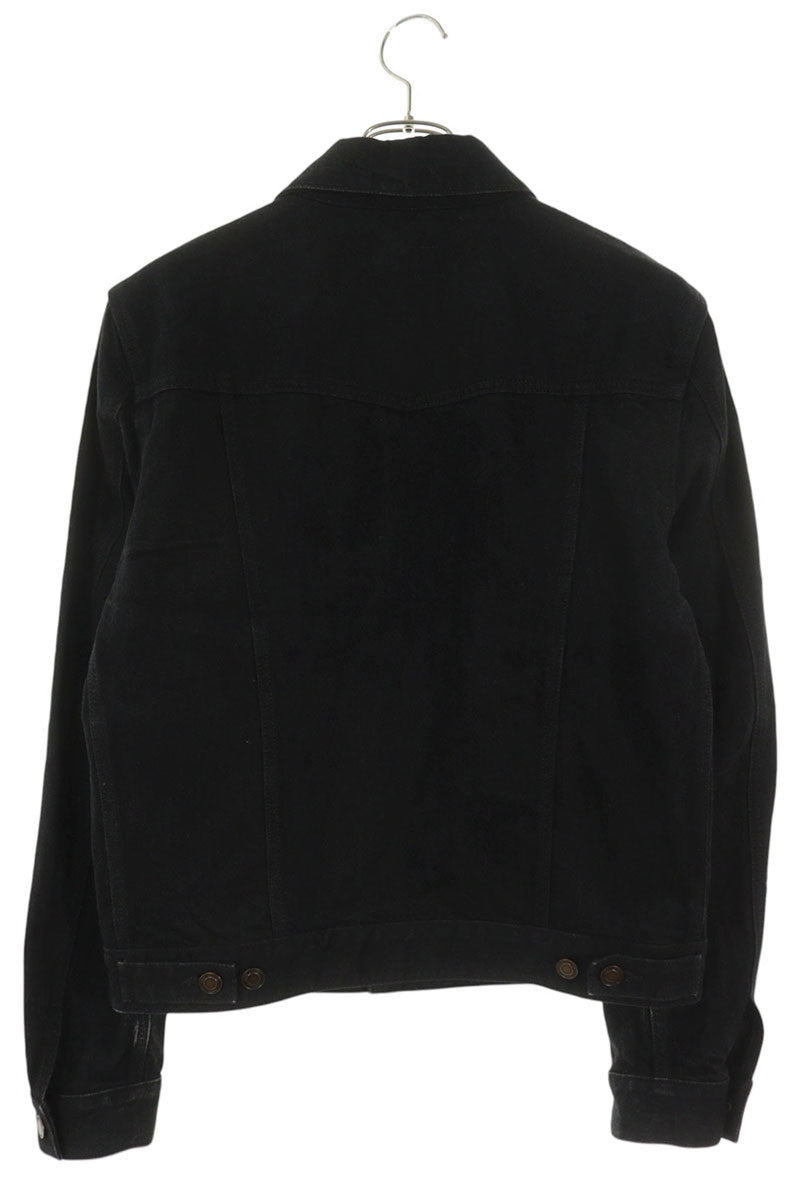 SAINT LAURENT PARIS Black Trucker Denim Jacket Size S
