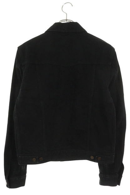 SAINT LAURENT PARIS Black Trucker Denim Jacket Size S