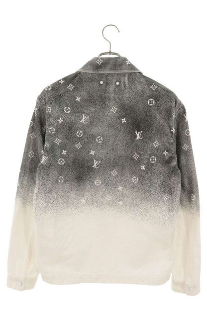 LOUISVUITTON 21AW Monogram Gradient Work Jacket Gray Size XS
