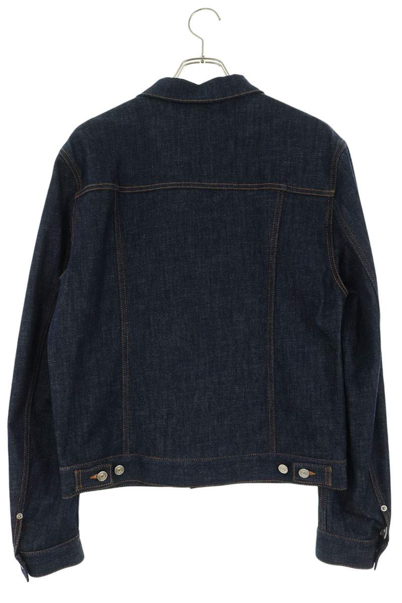 DIOR Oblique Lined Denim Jacket Indigo Size 50
