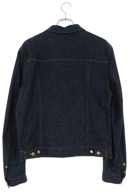 DIOR Oblique Lined Denim Jacket Indigo Size 50