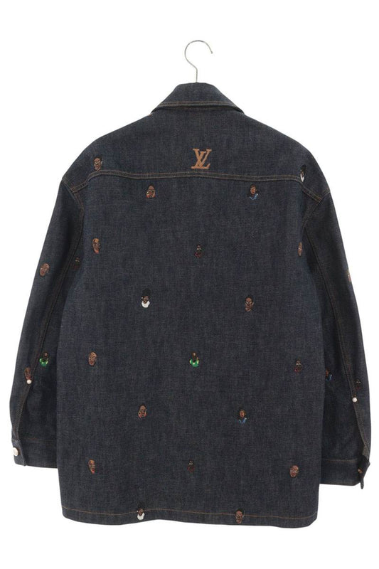 LOUISVUITTON 24SS Embroidery Over Denim Jacket Multi Size 44