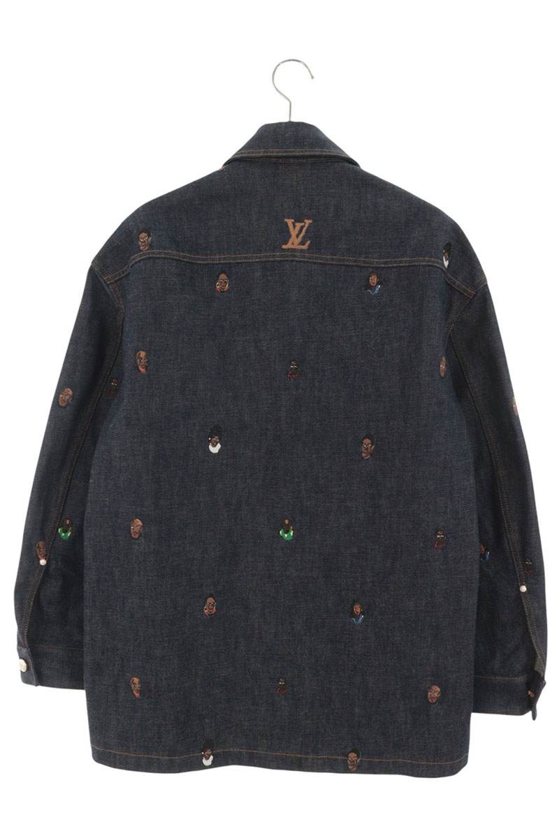 LOUISVUITTON 24SS Embroidery Over Denim Jacket Multi Size 44