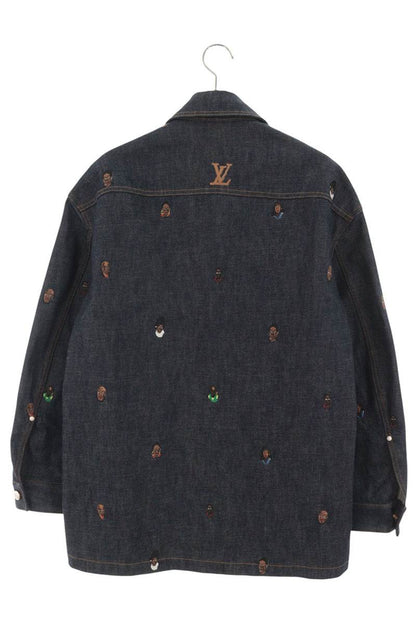LOUISVUITTON 24SS Embroidery Over Denim Jacket Multi Size 44