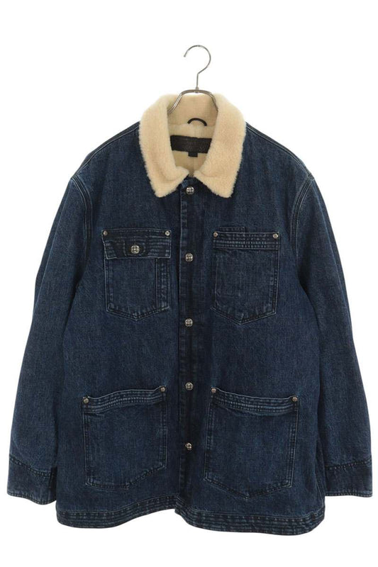 Chrome Hearts SOAP ON A ROPE Cross Ball Denim Jkt Jacket Size XXL
