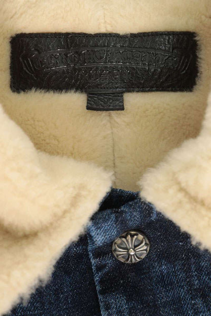 Chrome Hearts SOAP ON A ROPE Cross Ball Denim Jkt Jacket Size XXL
