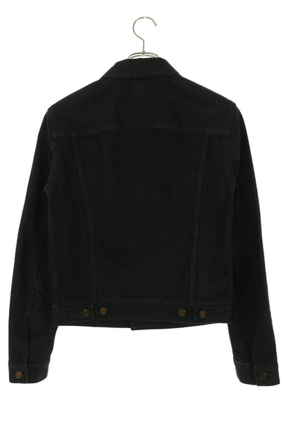 SAINT LAURENT PARIS Black Trucker Denim Jacket Size XS