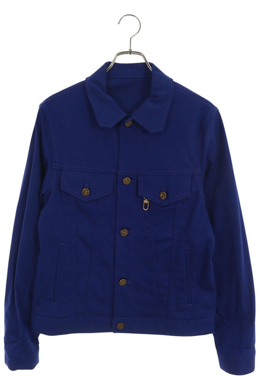 LOUISVUITTON 22AW Stretch Denim Jacket Blue Size 44