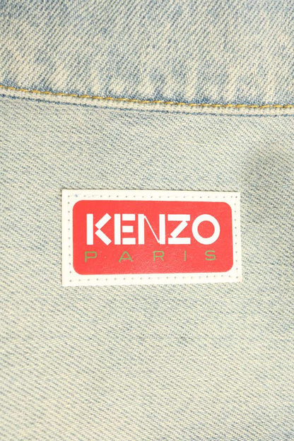 KENZO 23SS Stone Bleach Wash Denim Jacket Indigo Size M