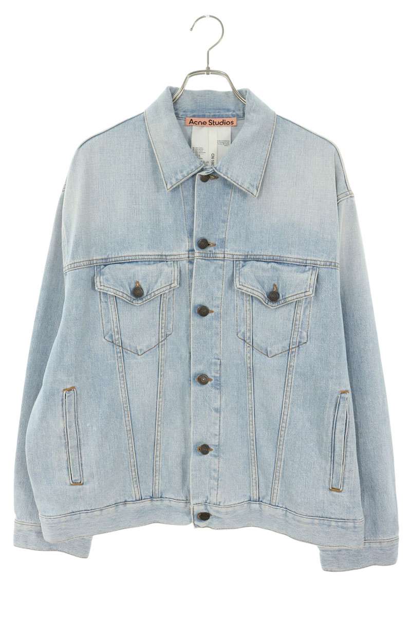 ACNE STUDIOS Washed Denim Jacket Blue Size 48