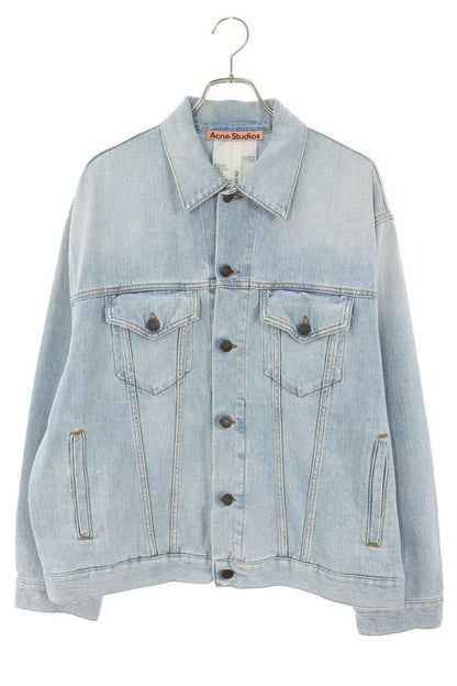 ACNE STUDIOS Washed Denim Jacket Blue Size 48