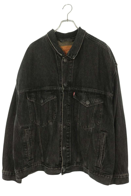 LEVI'S x Nike Jordan Type III Trucker Jacket Black Size XL