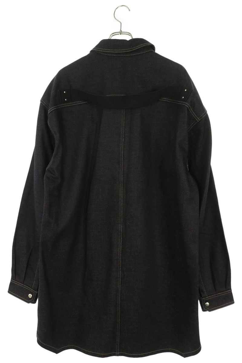 Rick Owens 18AW Oversized Denim Shirt Jacket Blue Size 50