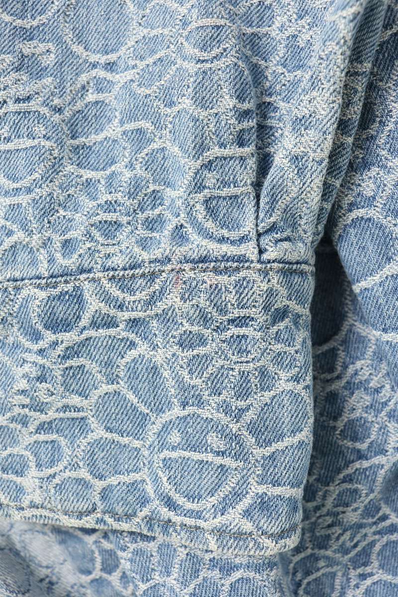 MURAKAMITAKASHI Oversized Jacquard Denim Jacket Size L