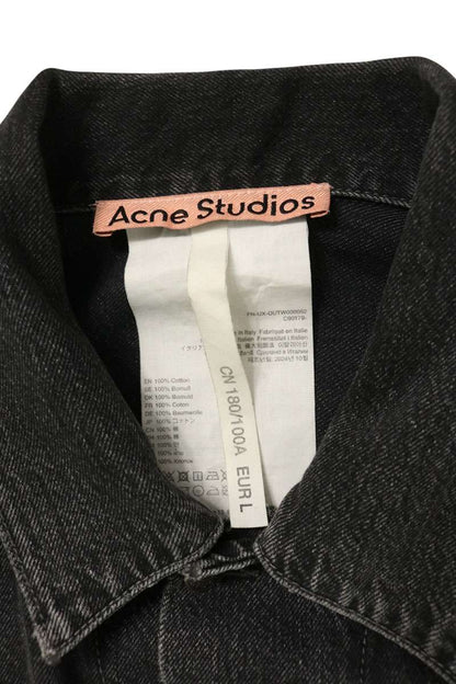ACNE STUDIOS Relaxed Fit Denim Jacket Black Size L