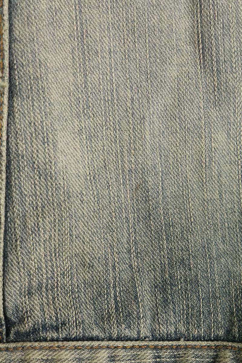 BALENCIAGA Y2K Tribal Sleeve Denim Jacket Blue Size 2
