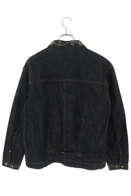 SEQUEL HTC 26SS Flower Studs Denim Jacket Multi Size L