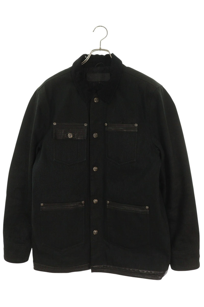 Chrome Hearts SOAP ON A ROPE Leather Jacket Black Size M