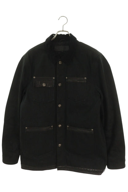 Chrome Hearts SOAP ON A ROPE Leather Jacket Black Size M