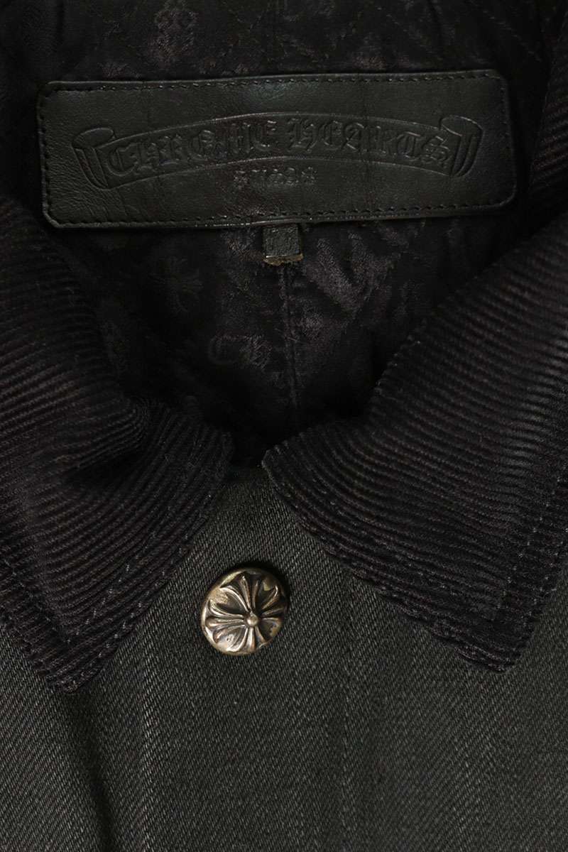 Chrome Hearts SOAP ON A ROPE Leather Jacket Black Size M