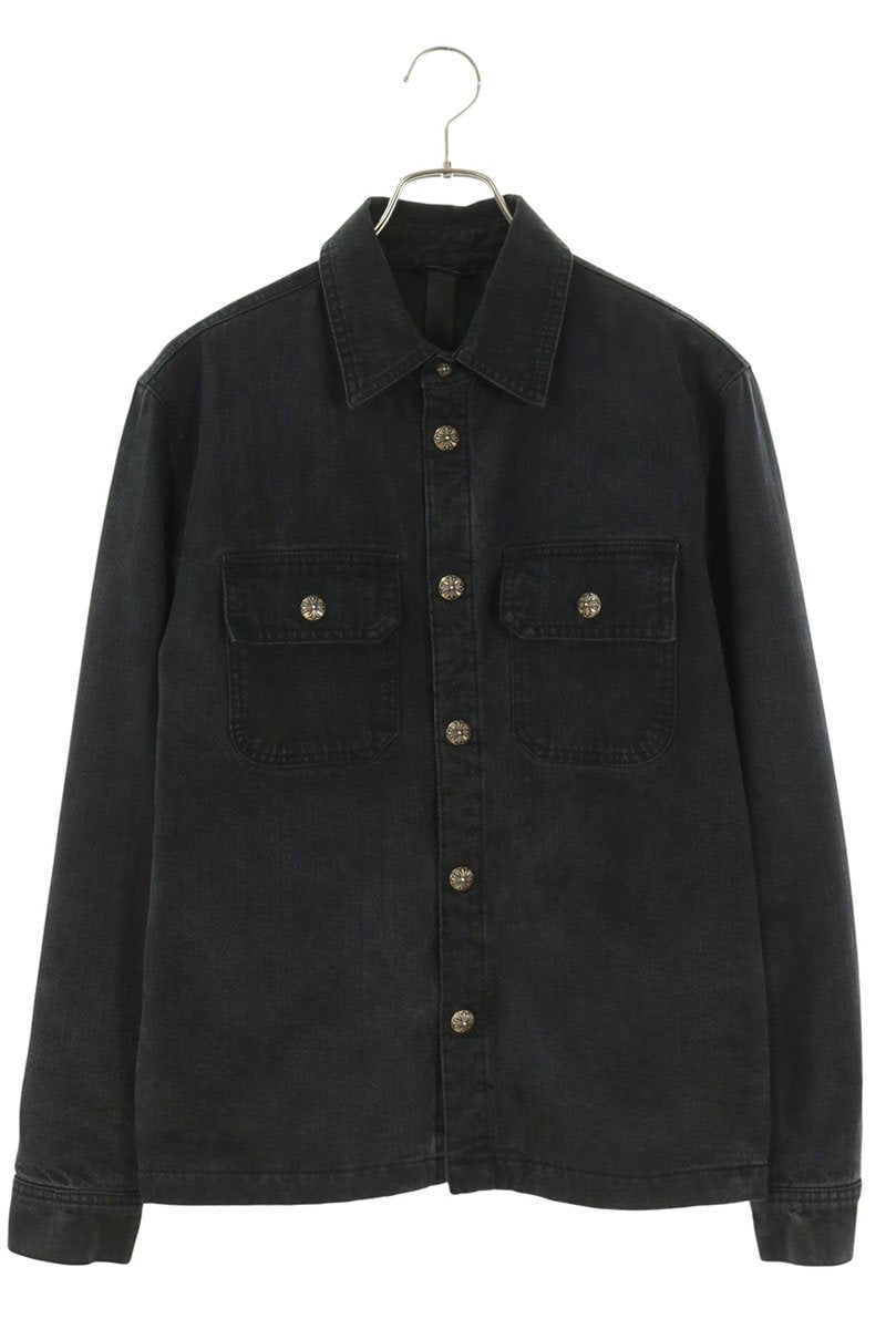 Chrome Hearts WORK DOG Crossball Quilted Jacket Black Size S