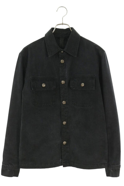 Chrome Hearts WORK DOG Crossball Quilted Jacket Black Size S